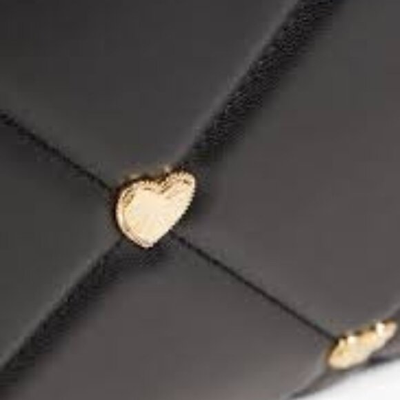 SALE! ✅ Love Moschino Embellished Quilted Heart Tote Shoulder Bag ✨ NWT - Picture 9 of 17